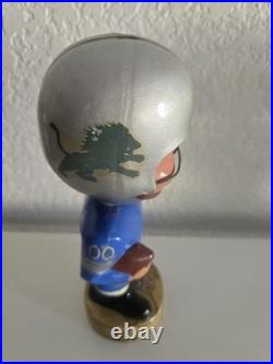 1965 Original Vintage Detroit Lions Gold Base Bobblehead Nodder Japan NFL