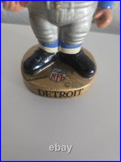 1965 Original Vintage Detroit Lions Gold Base Bobblehead Nodder Japan NFL