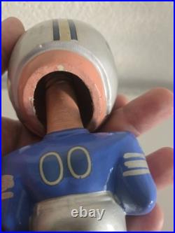 1965 Original Vintage Detroit Lions Gold Base Bobblehead Nodder Japan NFL
