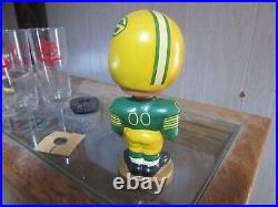 1967 NFL Green Bay Packers Bobble Head Nodder Sport Specialties Label Japan Vtg