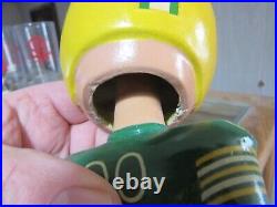 1967 NFL Green Bay Packers Bobble Head Nodder Sport Specialties Label Japan Vtg