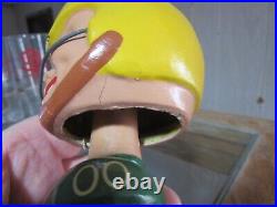 1967 NFL Green Bay Packers Bobble Head Nodder Sport Specialties Label Japan Vtg