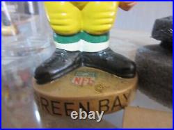 1967 NFL Green Bay Packers Bobble Head Nodder Sport Specialties Label Japan Vtg