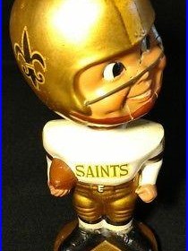 1967 RARE VINTAGE New Orleans Saints NFL BOBBLEHEAD NODDER Original, from Japan