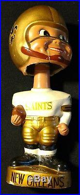 1967 RARE VINTAGE New Orleans Saints NFL BOBBLEHEAD NODDER Original, from Japan
