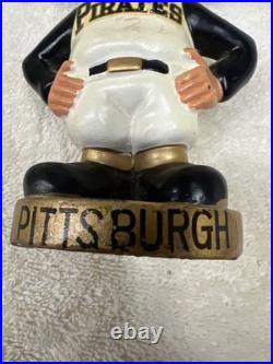 1967 Vintage Pittsburgh Pirates Mascot Bobblehead with gold base