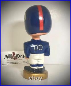 1968 New York Giants Vintage Boy Gold Base Nodder Bobblehead NFL Merger Series