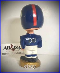 1968 New York Giants Vintage Boy Gold Base Nodder Bobblehead NFL Merger Series 1968 New York Giants Vintage Boy Gold Base Nodder Bobblehead NFL Merger Series