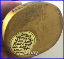 1968 New York Giants Vintage Boy Gold Base Nodder Bobblehead NFL Merger Series