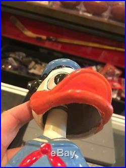 1970's Donald Duck Disneyworld Vintage Bobble Bobbing Head Doll Missing Hand