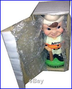 1983 Houston Astros Vintage Bobble Head Doll Figure Green Base MINT IN BOX