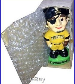 1983 Pittsburgh Pirates Vintage Bobble Head Doll Figure Green Base MINT IN BOX