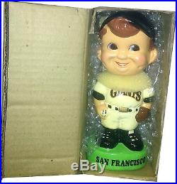 1983 San Francisco Giants Vintage Bobble Head Doll Figure Green Base MINT IN BOX