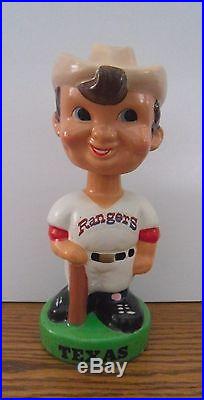 1983 Taiwan Vintage Texas Rangers Bobble Head With Original Box