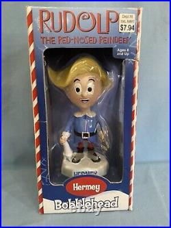 2002 Rudolph the Red-Nosed Reindeer Bobblehead Complete set of 8 figures VINTAGE