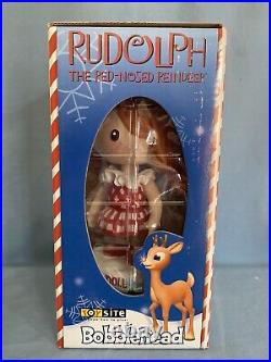 2002 Rudolph the Red-Nosed Reindeer Bobblehead Complete set of 8 figures VINTAGE
