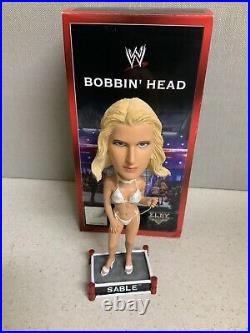 2004 WWF WWE Wrestling Sable Vintage Bobblehead! WrestleMania XX