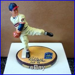 2005 Bob Feller Signed SGA Vintage Cleveland Indians Figurine Bobblehead NIB PSA
