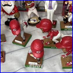 20 Cincinnati Reds Bobblehead Collection SGA Gnomes Latos Cozart Vintage Lot