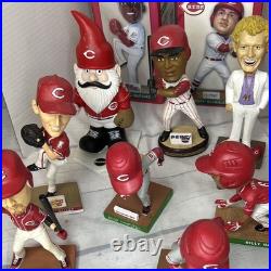 20 Cincinnati Reds Bobblehead Collection SGA Gnomes Latos Cozart Vintage Lot