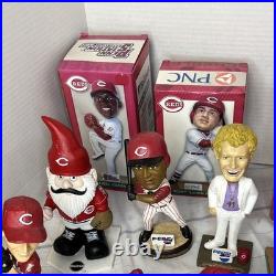 20 Cincinnati Reds Bobblehead Collection SGA Gnomes Latos Cozart Vintage Lot