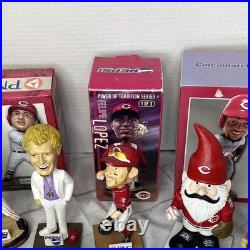 20 Cincinnati Reds Bobblehead Collection SGA Gnomes Latos Cozart Vintage Lot