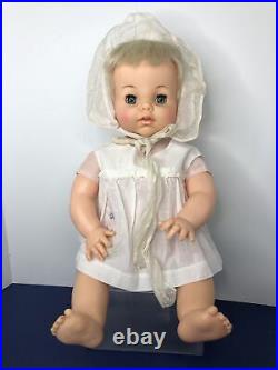 20 Vintage Ideal Platinum Blonde 1965 Real Live Lucy Bobble Head Baby Doll #O