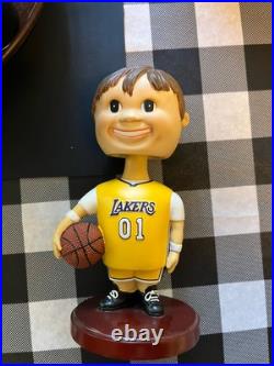 3 Vintage Lakers Bobble heads