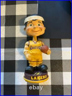 3 Vintage Lakers Bobble heads
