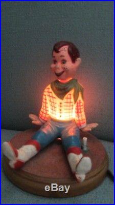 6 1/2 Vintage Howdy Doody Bobblehead Lamp Night Light Electric Cowboy 1950s