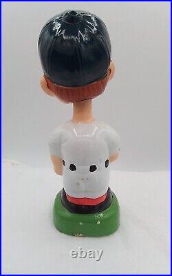 8 RED SOX BASEBALL VINTAGE 1980s BOBBLEHEAD NODDER GREEN BASE REDSOX CERAMIC