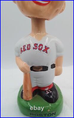 8 RED SOX BASEBALL VINTAGE 1980s BOBBLEHEAD NODDER GREEN BASE REDSOX CERAMIC
