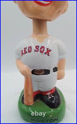 8 RED SOX BASEBALL VINTAGE 1980s BOBBLEHEAD NODDER GREEN BASE REDSOX CERAMIC