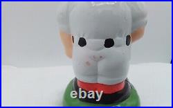 8 RED SOX BASEBALL VINTAGE 1980s BOBBLEHEAD NODDER GREEN BASE REDSOX CERAMIC
