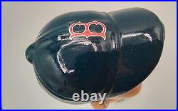 8 RED SOX BASEBALL VINTAGE 1980s BOBBLEHEAD NODDER GREEN BASE REDSOX CERAMIC