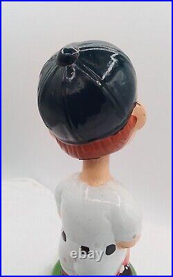 8 RED SOX BASEBALL VINTAGE 1980s BOBBLEHEAD NODDER GREEN BASE REDSOX CERAMIC
