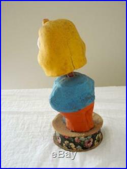 Antique Vintage 1920's German Easter Chick Candy Container Bobble Head