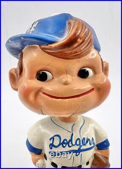 Antique Vintage 1960's Los Angeles Dodgers Bobblehead 6.5