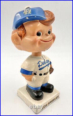 Antique Vintage 1960's Los Angeles Dodgers Bobblehead 6.5