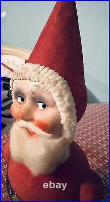 Antique West Germany Bobblehead Santa Candy Container