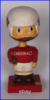 Arizona Cardinals vintage original 1960s square bobbleheader nodder 20856