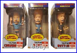 BEAVIS BUTT-HEAD CORNHOLIO Funko Wacky Wobbler Bobblehead Talking Set Rare Boxed BEAVIS BUTT-HEAD CORNHOLIO Funko Wacky Wobbler Bobblehead Talking Set Rare Boxed