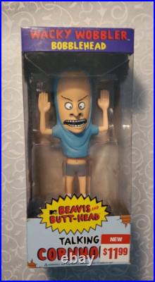 BEAVIS BUTT-HEAD CORNHOLIO Funko Wacky Wobbler Bobblehead Talking Set Rare Boxed BEAVIS BUTT-HEAD CORNHOLIO Funko Wacky Wobbler Bobblehead Talking Set Rare Boxed