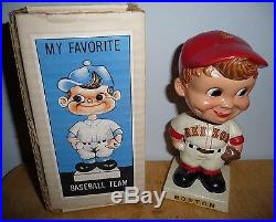 Boston Red Sox 1962 Nodder Bobblehead Vintage Original Box Japan Great Condition