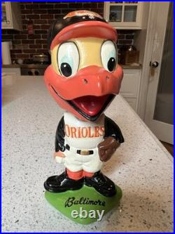 Baltimore Orioles 1960s Vintage Bobblehead Nodder Mint Condition And Original