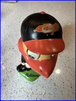 Baltimore Orioles 1960s Vintage Bobblehead Nodder Mint Condition And Original