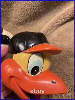 Baltimore Orioles Mascot Vintage 1960s Bobble Head Nodder White Base Japan