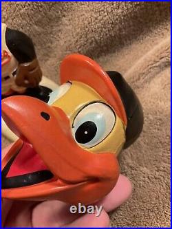 Baltimore Orioles Mascot Vintage 1960s Bobble Head Nodder White Base Japan