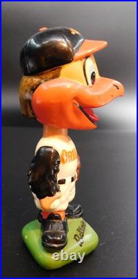 Baltimore Orioles Vintage 1962 Mascot Green Base Nodder/ Bobblehead Japan