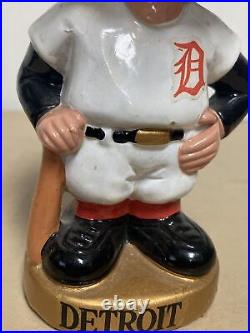 Baseball bobblehead 1960s vintage old Detroit Tigers Gold base Nodder Bat Japan